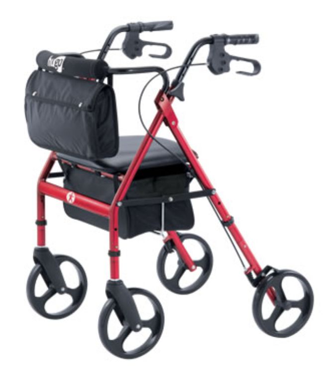 Hugo Elite Rollator, Garnet Red