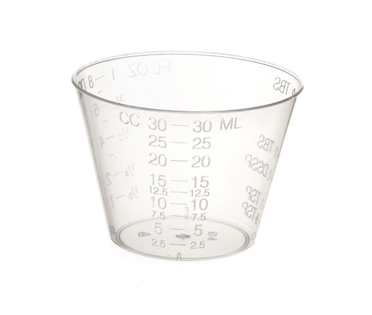 Cup Medicine Grad Plastic 1oz