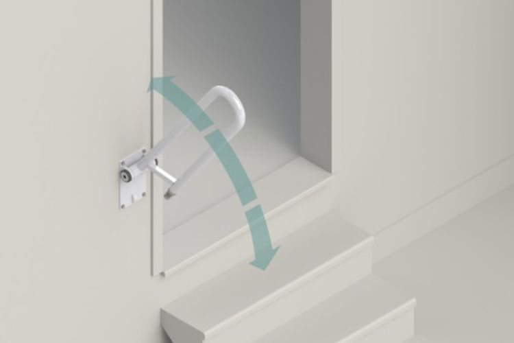 P.T. Rail: Angled - White