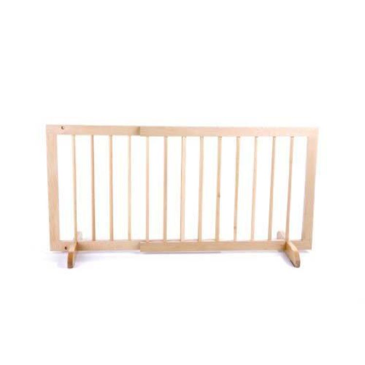 Cardinal Gates Step Over Free Standing Pet Gate Natural Wood 28" - 51.75" x 20" 