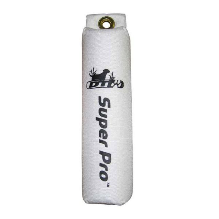 D.T. Systems Sporting Dog Nylon Dummy Small White 8.5" x 2" x 2" 
