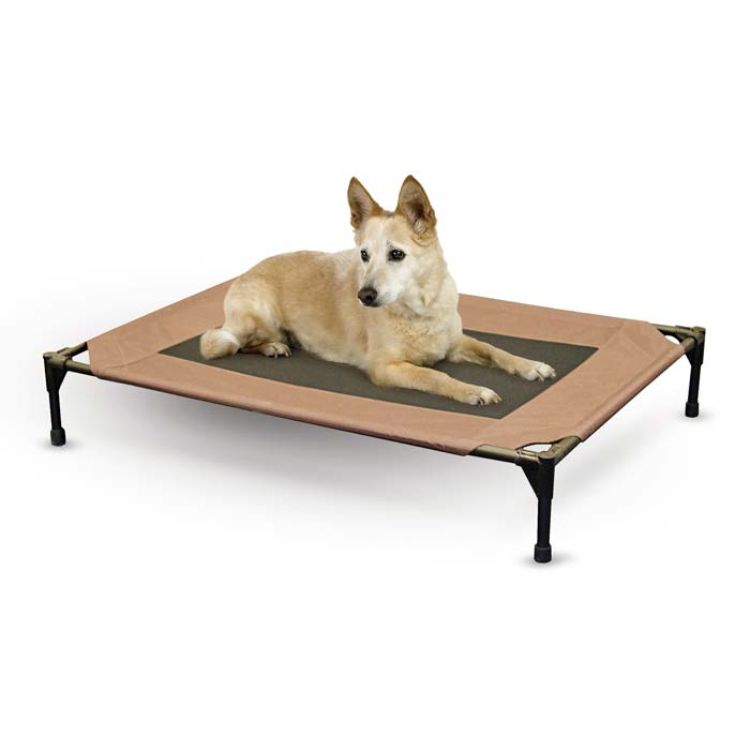 K&H Pet Products Original Pet Cot Replacement Cover Medium Chocolate 25" x 32"