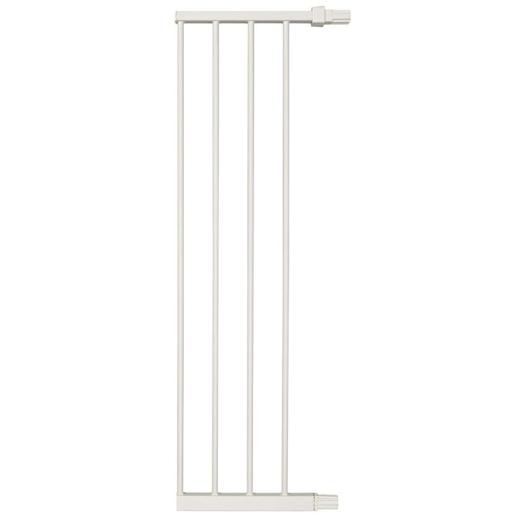 Midwest Steel Pressure Mount Pet Gate Extension 11" White 11.375" x 1" x 39.125"
