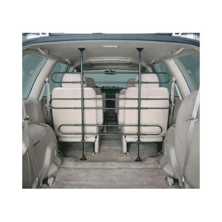 Midwest 6 Bar Tubular Vehicle Barrier Black 39.5" x 4.5" x 5.5"