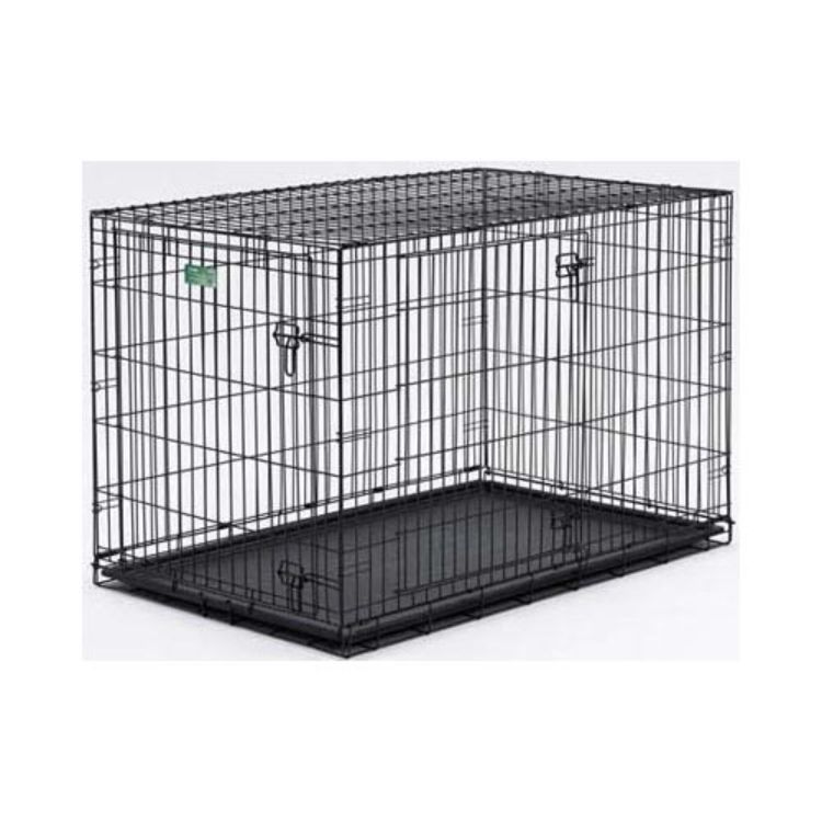 Midwest Dog Double Door i-Crate Black 24" x 18" x 19"