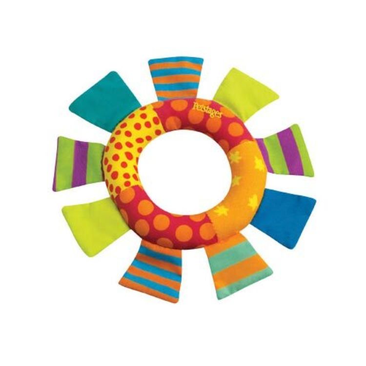 Petstages Mini Easy Toss Ring Multi-colored 
