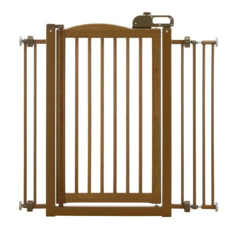 Richell One-Touch Pressure Mounted Pet Gate Autumn Matte 28.3"   - 35.8" x 2" x 34.6" 