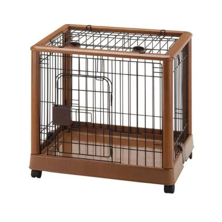 Richell Mobile Pet Pen 640 Small Autumn Matte 25.2" x 18.1" x 22.4"
