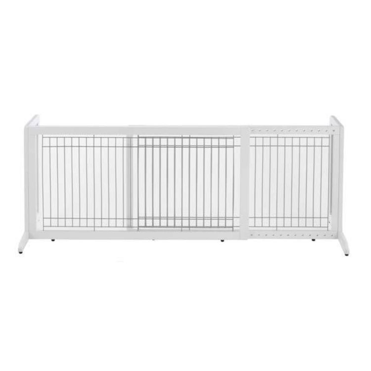 Richell Freestanding Pet Gate HL Large White 39.8" - 71.3" x 17.7" x 20.1"