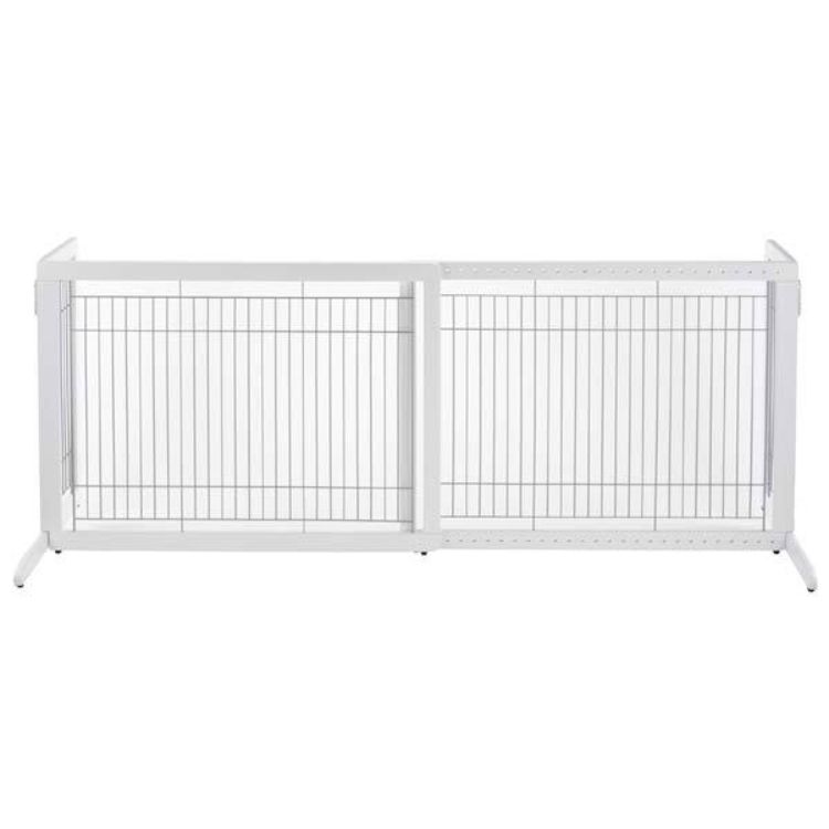Richell Freestanding Pet Gate HL White 39.4" - 70.9" x 23.6" x 27.6"