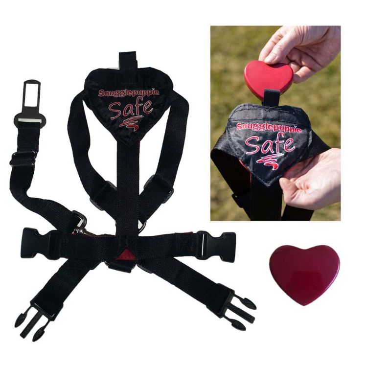 Smart Pet Love Safe and Sound Pet Harness Extra Large Black 