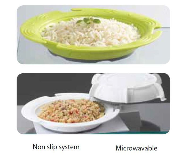 Thermo Dynamic Plate With Lid (Green)