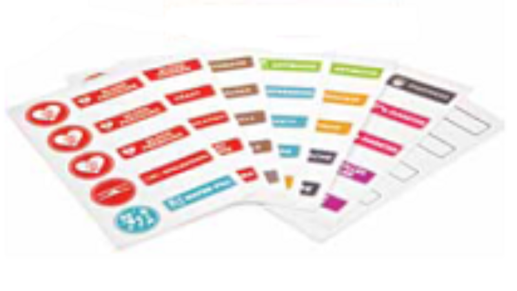 Medicine Label Stickers: Congestive Heart Failure - English