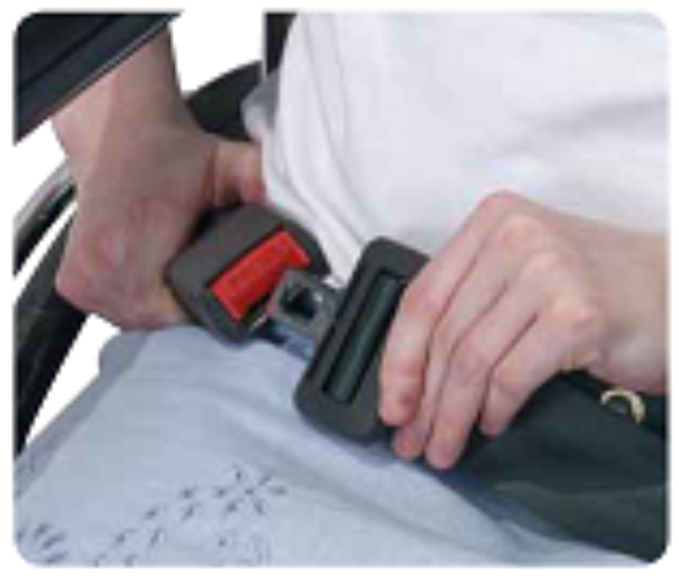 Buckled Seatbelt with Voice Alarm