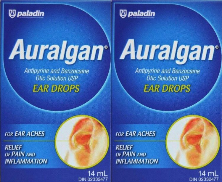 	Auralgan Ear Drops 14ml From Canada 2 pack