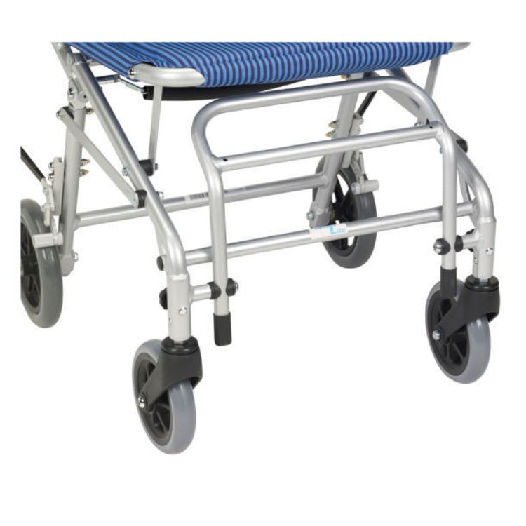 Fold-down footrests