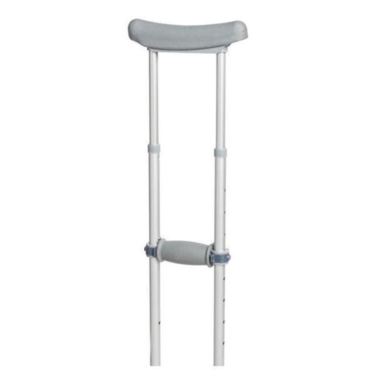 Universal Aluminum Crutch with Accessories