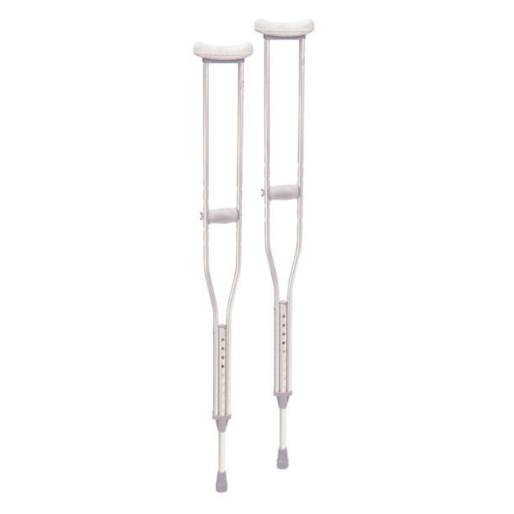 Aluminum Crutches with Accessories-Youth