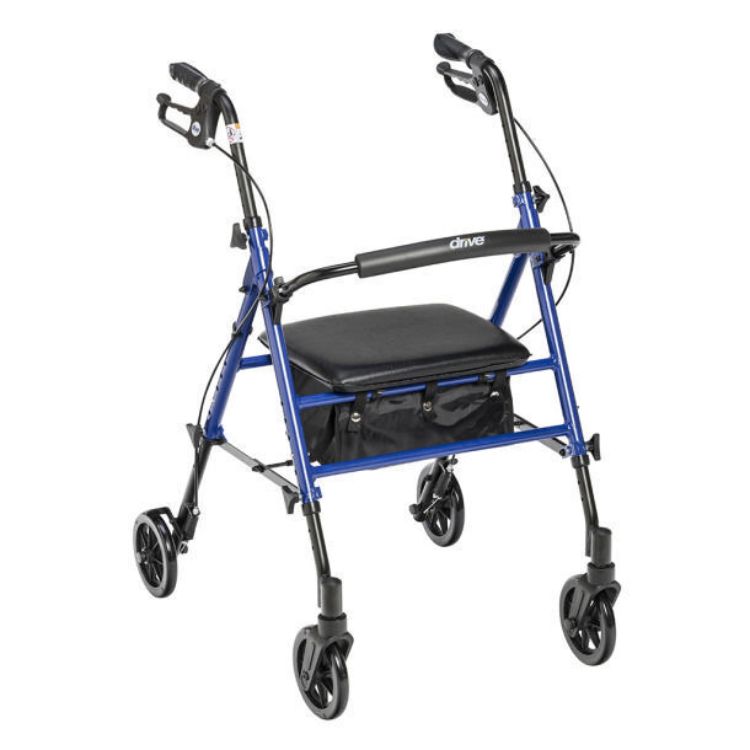 Adjustable Height Rollator, 6 Casters