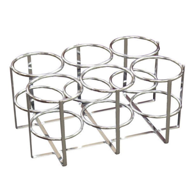 Chrome Oxygen Economy Cylinder Rack