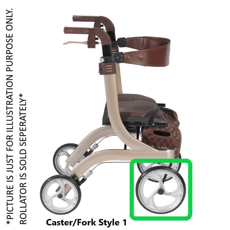 Front Wheel & Fork (Old Style)