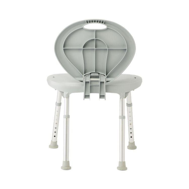 Medline Folding Shower Chair with Backrest