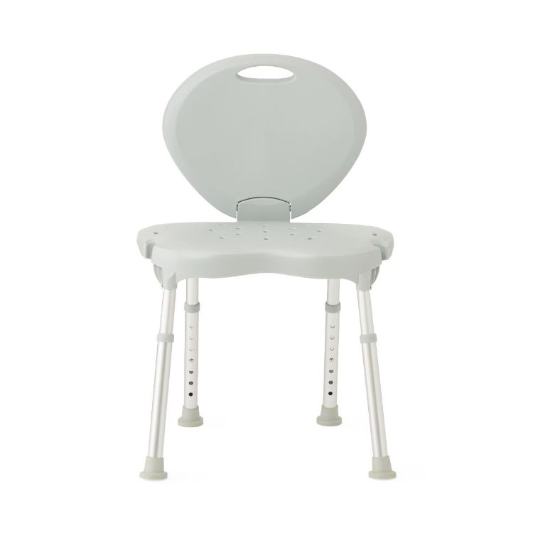 Medline Folding Shower Chair with Backrest