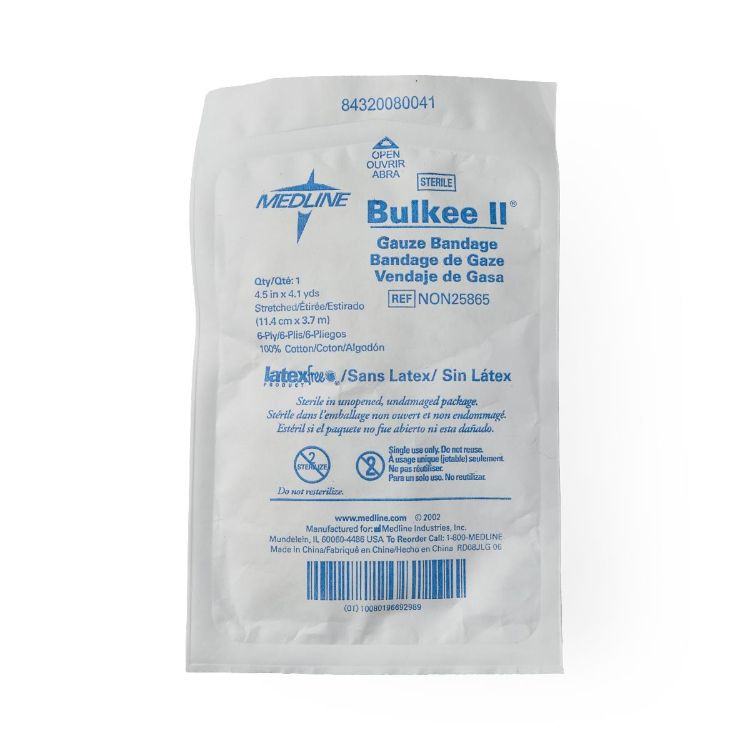 Medline Bulkee II Sterile Cotton Gauze Bandage