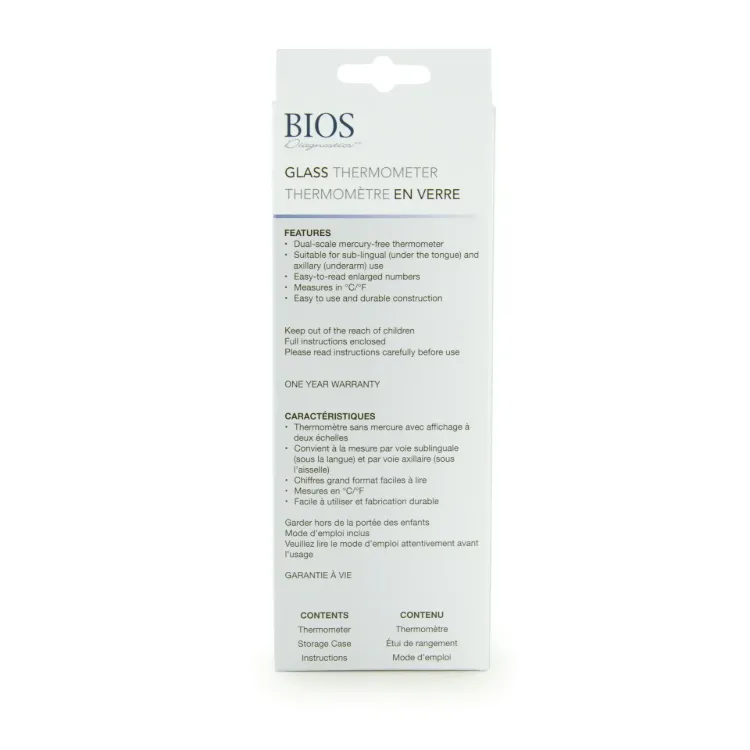 Mercury Free Glass Thermometer