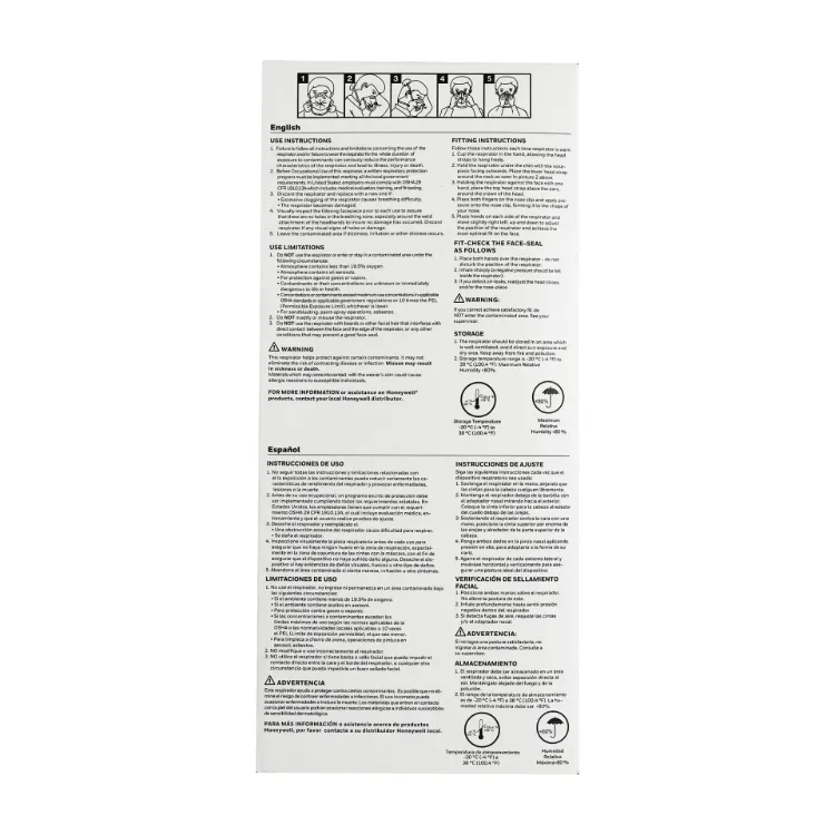 Honeywell N95 Particulate Respirator (Box of 50)