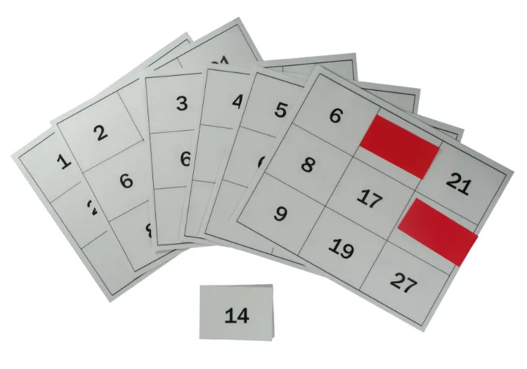 Easy Number Bingo