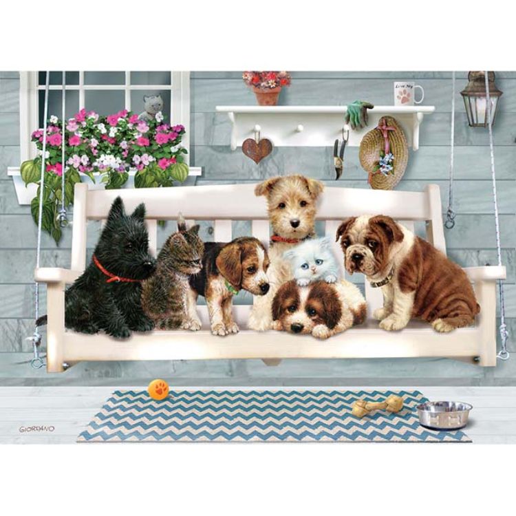 Porch Swing Buddies Puzzle