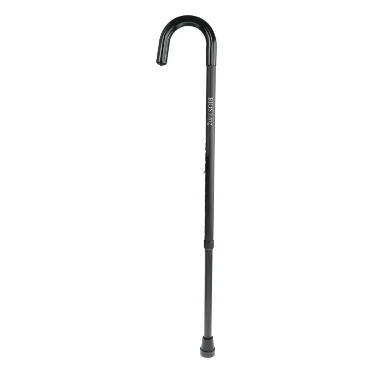 J-Handle Cane - Black (PVC)