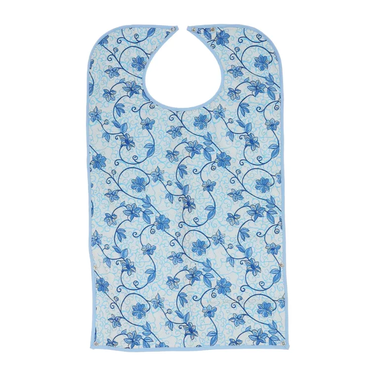Blue Floral Clothing Protector