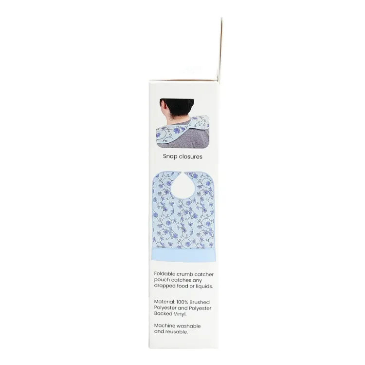 Blue Floral Clothing Protector