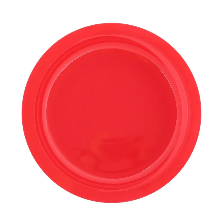 Scooper Plate with Suction Cup Base (Red)