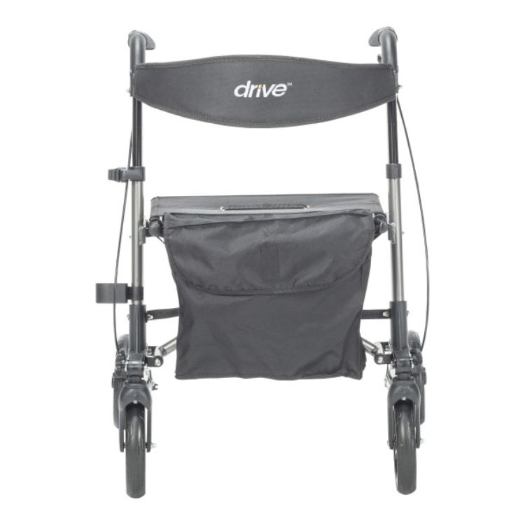 Drive Compact Folding Rollator Metallic Gray/Black
