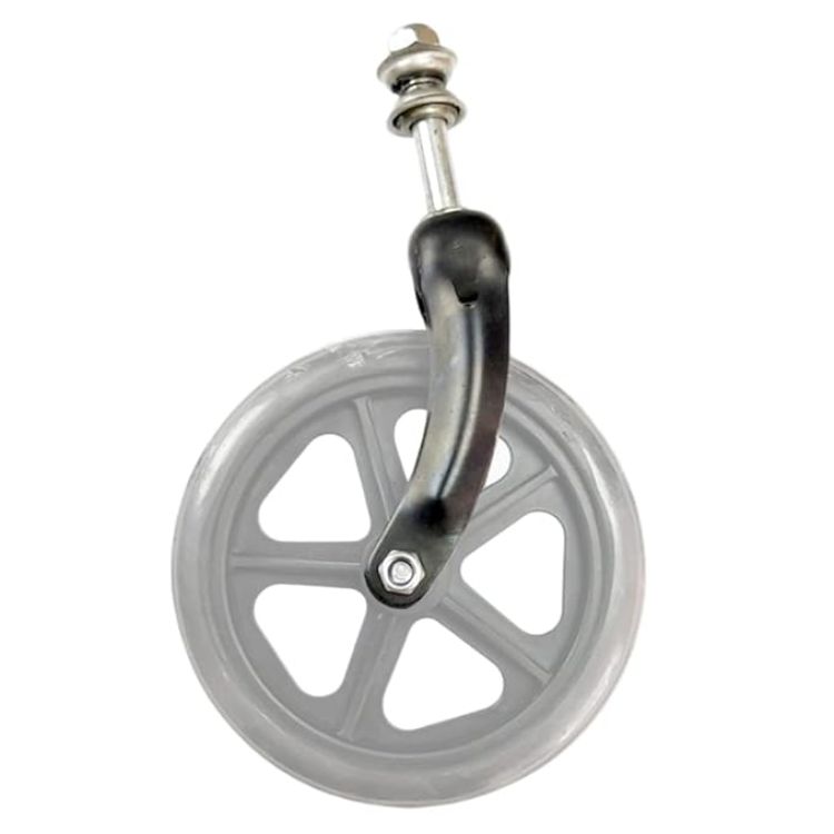 Front Fork Assembly for Steel Rollator with 6” Wheels, Knockdown (Heavy Duty 350LBS)