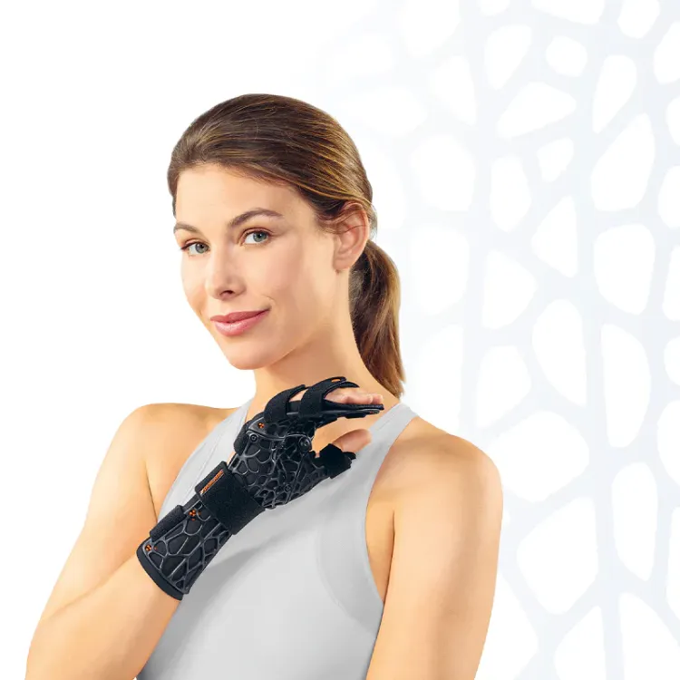 Manu-Cast Organic Wrist Orthosis With Finger and Thumb I For Right Hand