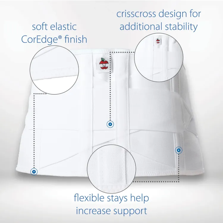 Dual Pull Elastic Crisscross Back Support