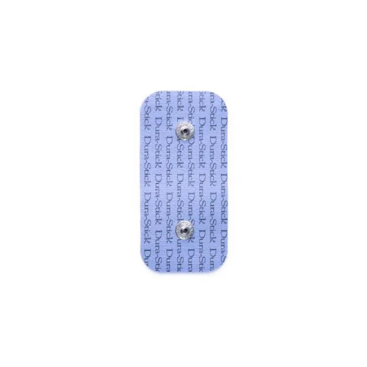 Dura-Stick Snap Electrodes I 2X4" Double Snap Rectangle I 2/pkg