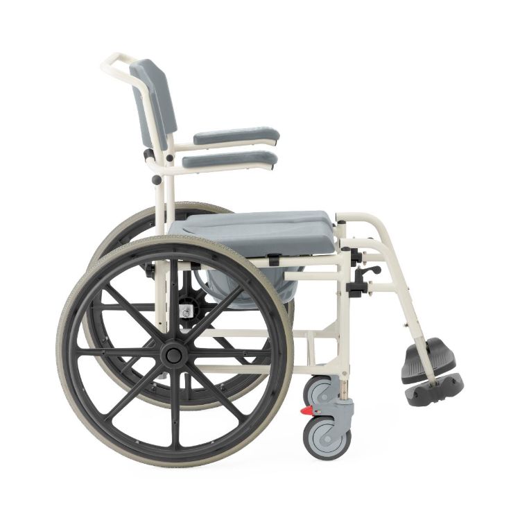 Medline Aluminum Shower Commode Wheelchair