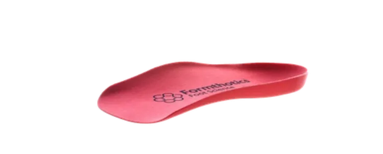 Comfort Single Hard Formthotic slim red orthotic insert for dress shoes