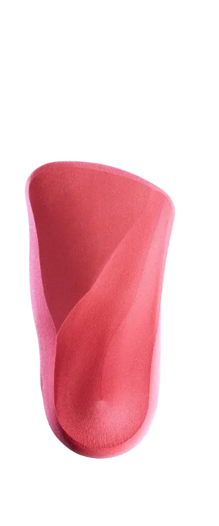 Comfort Single Hard Formthotic slim red orthotic insert for dress shoes