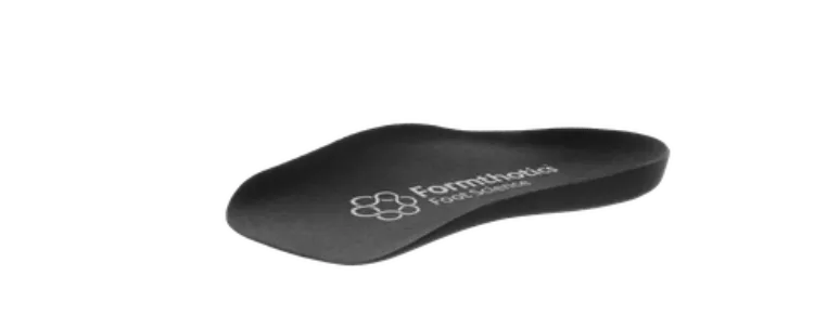 Comfort Single Medium Formthotic black medium-density orthotic insert for hard-to-fit shoes
