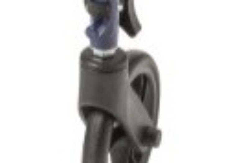 Front Fork Assembly for Adjustable Height Rollator, 6" Casters I Blue I Left