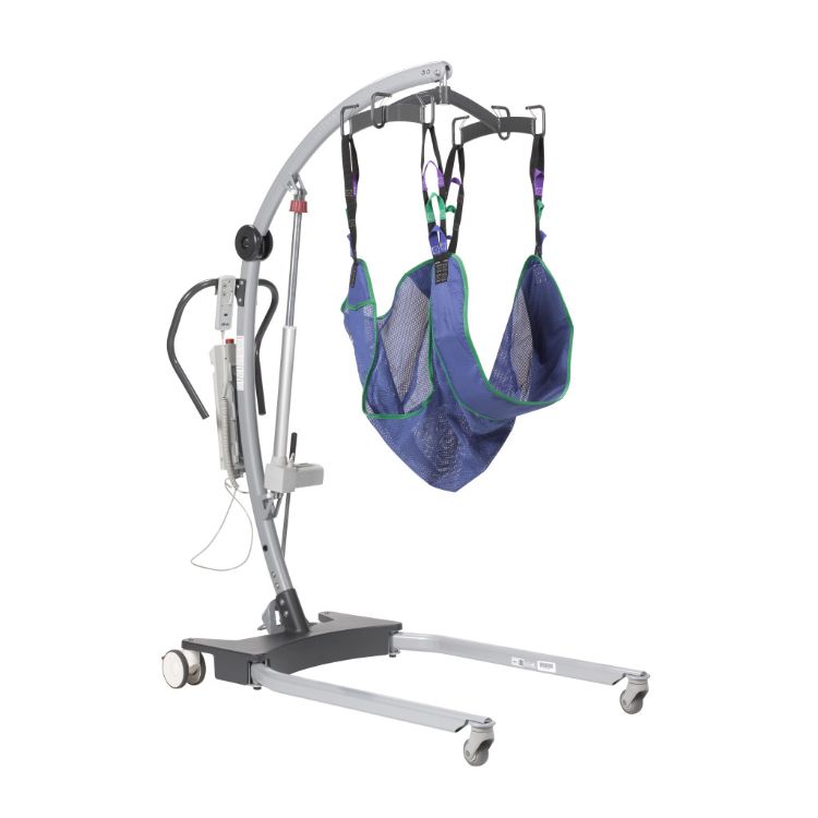 LEVANTAR floor lift with manual base and six-point cradle
