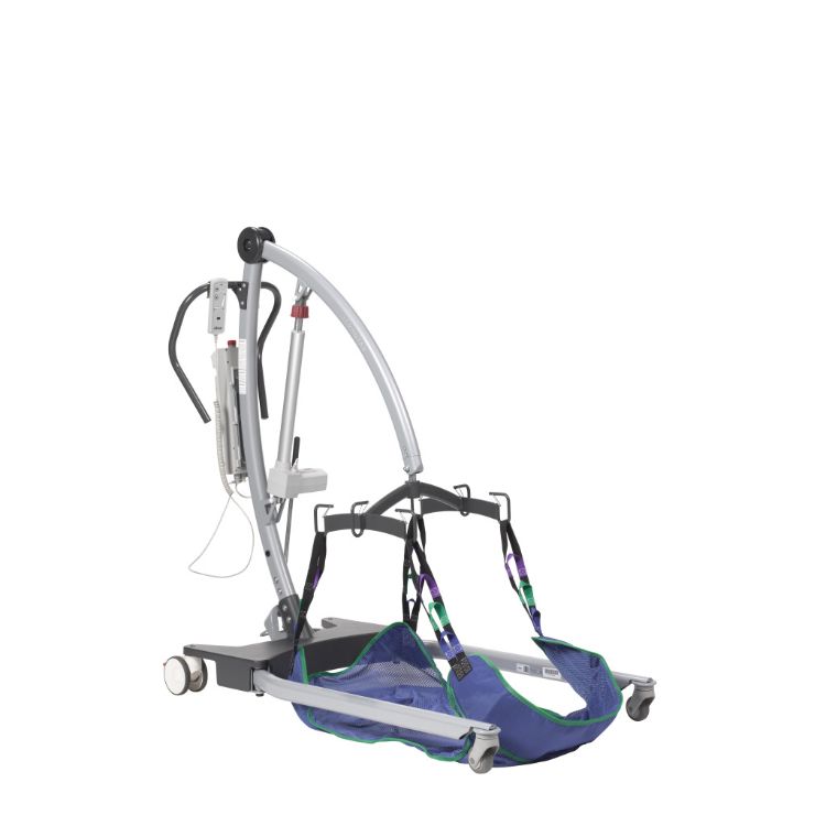 LEVANTAR floor lift with power base and six-point cradle