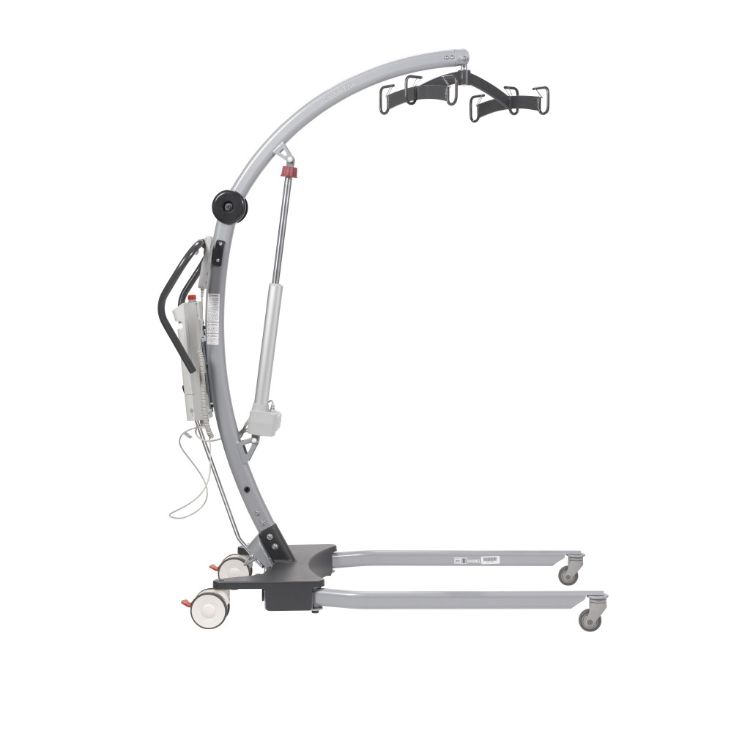 GRAVIS floor lift with manual base and six-point cradle