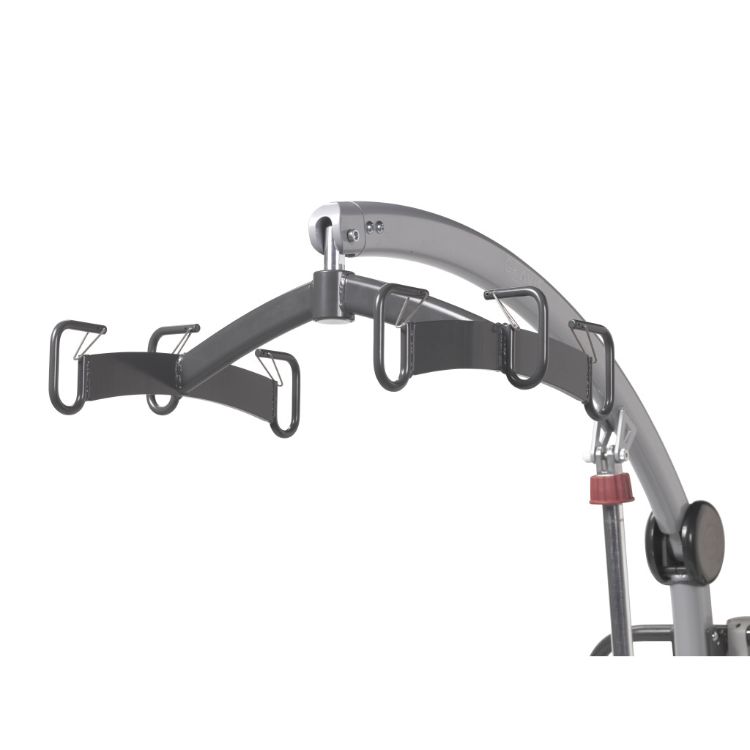 GRAVIS floor lift with manual base and six-point cradle